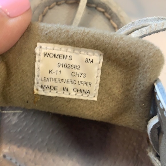 Sperry Leather sneaker size 8 Blue and seersucker - Picture 7 of 12